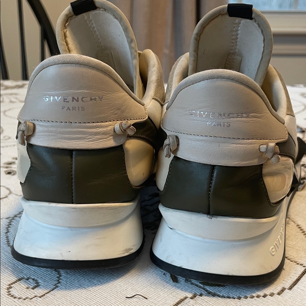 Givenchy Elastique Runner Ecru Black Elastic Slip… - image 5